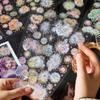 3 Sheets Long Fireworks Flat PET Stickers Adhesive Diy Stick Labels Decorative Diary Album Scrapbooking Material