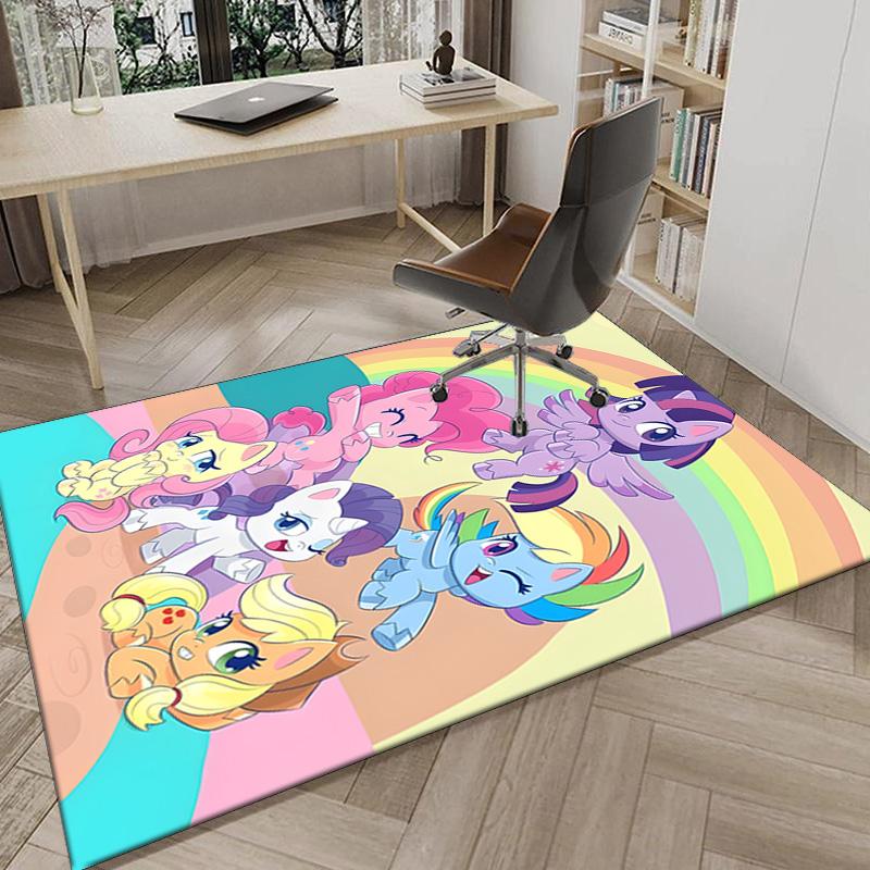 Twilight Sparkle's unicorn Carpet, Chair Rug,Rug for Office Bedroom living rooms, Doormat decor Fan Gift Christmas Gift
