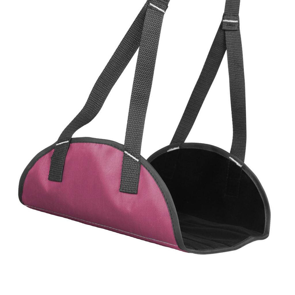 Portable Travel Foot Rest Hammock For Airplane Train Office Lightweight Foldable Practical Accessories Easy Installation