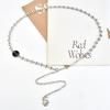 New Fashion Women's Metal Waist Chain Digital Buckle Decorative Dress European and American Style Women's Body Chain