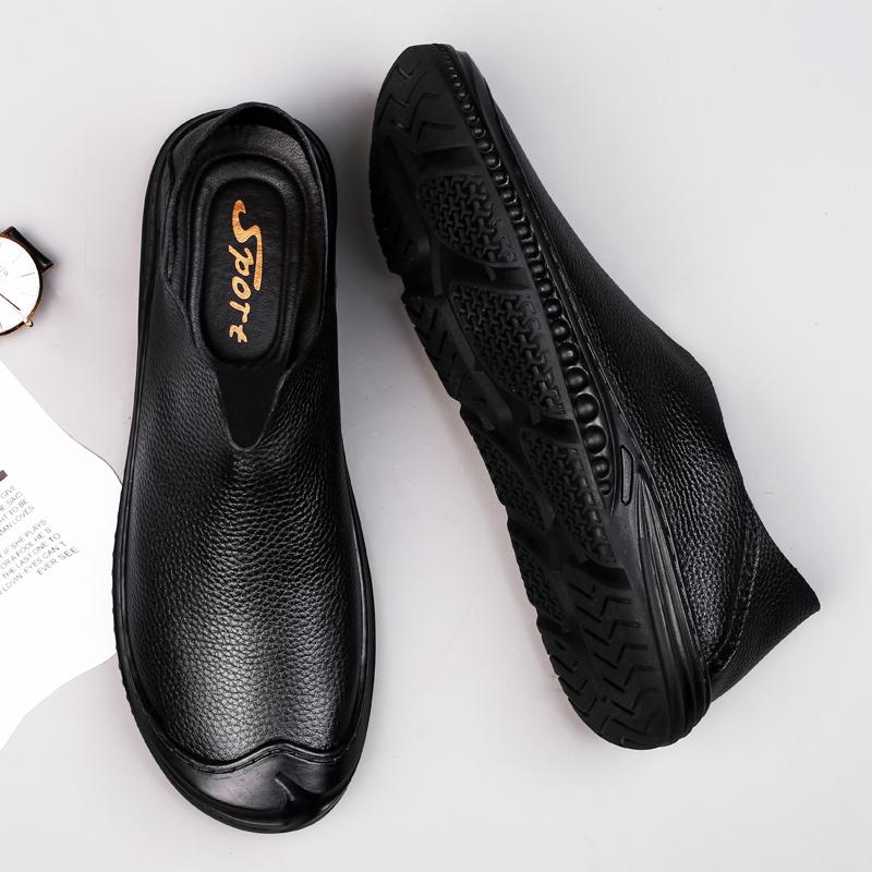 Fashion New 2024 Summer Loafers Shoes Breathable Men Casual Shoes Comfy Luxury Sandals Men's Shoes Hollow Out Slip On Office Footwear