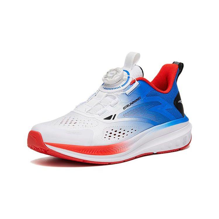 Anta Hailang Lite Mesh Durable Breathable Low-Top Professional Running Shoes Kids sneaker Blue White 312325534-9