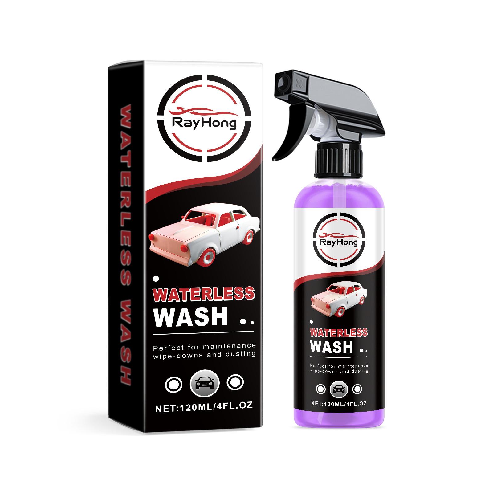 

Car Cleaner and Car Tire Shine Spray - Foaming, Stain-Removing, No-Rinse and Tire-Caring