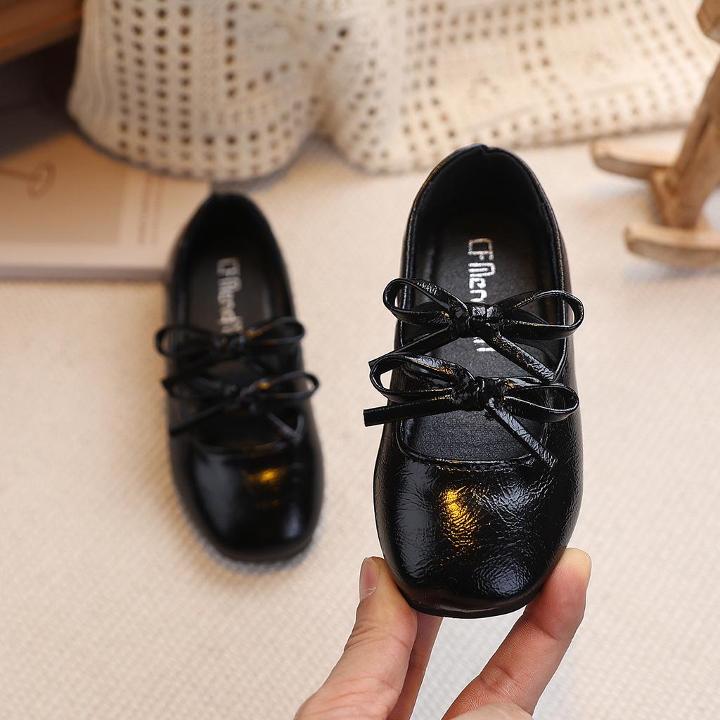New Gold and Silver Styles for Little girls2026Breathable Leather Shoes, Children's Single Shoes, Autumn Fashion, Soft-soled Girls' Performance Shoes