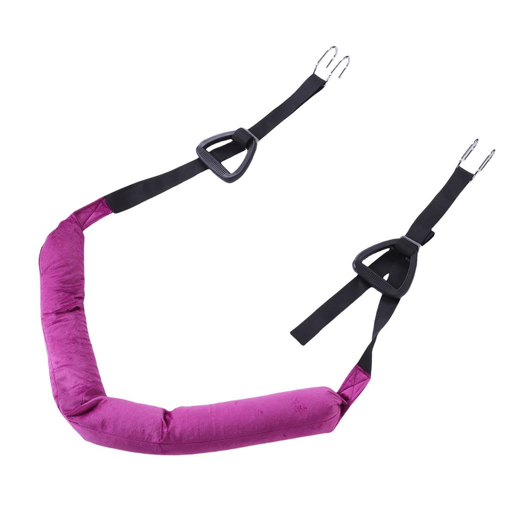 Écarteur de traction dorsale suspendu Conception confortable à double crochet Sangle réglable pour étirement de la taille, du dos et des jambes