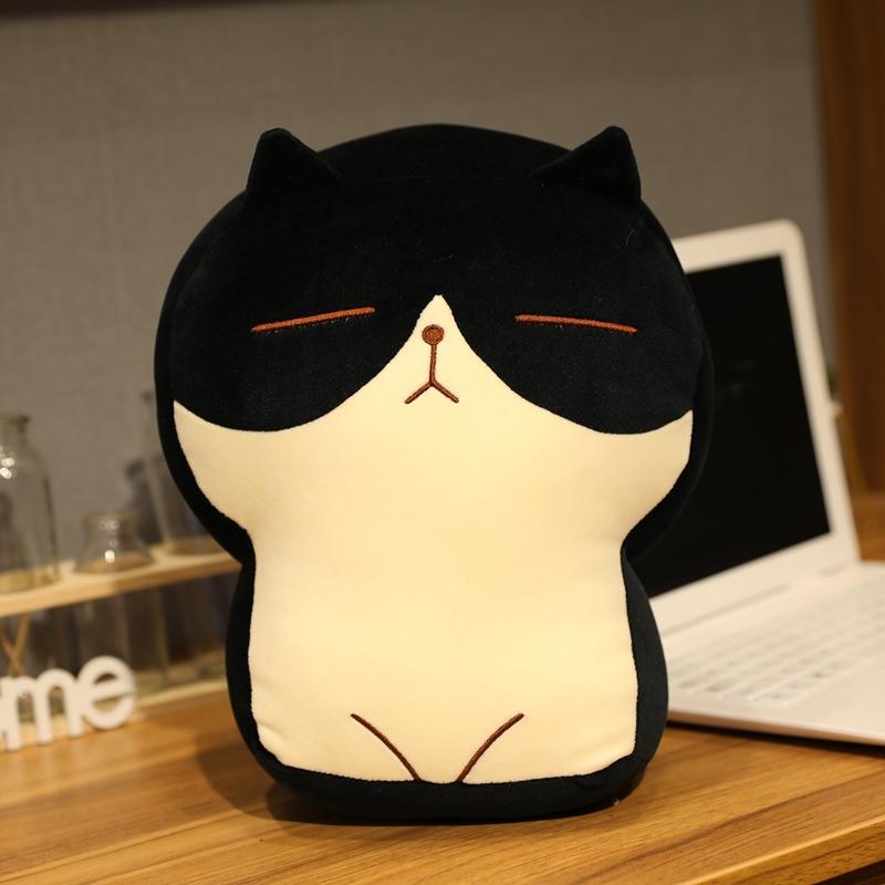 30/40Cm Cute Fat Cat Cartoon Pillow Cushion Kawaii Toast Kitty Plush Toys Anime Soft Stuffed Animal Dolls Kids Children Gift
