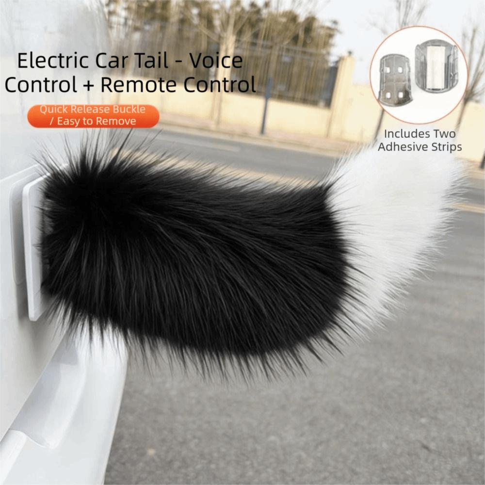 Telecomando Adesivo Coda Che Scodinzola Peluche Soffice Peluche Coda Che Scodinzola Decorazione Esterna Auto