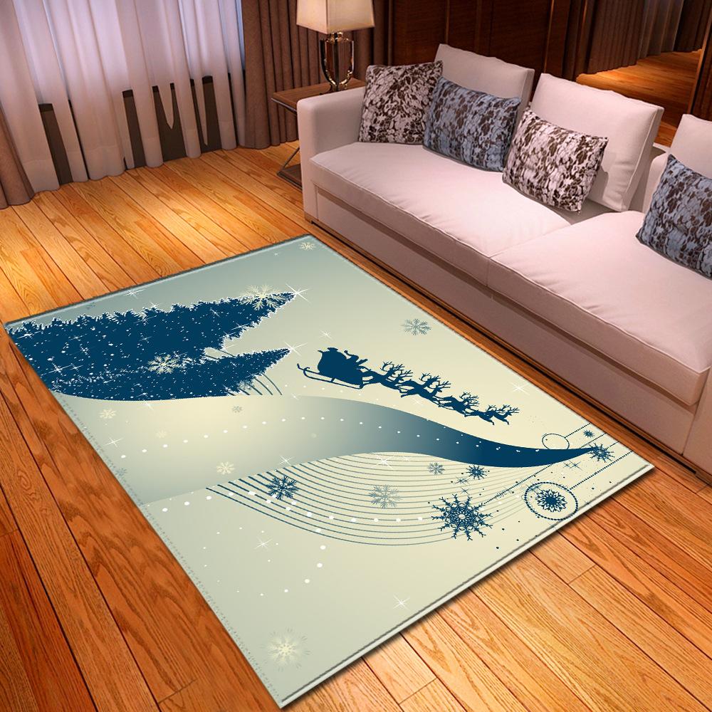 Christmas Living Room Floor Mat Bedroom Dining Room Carpet Carpet Doormat