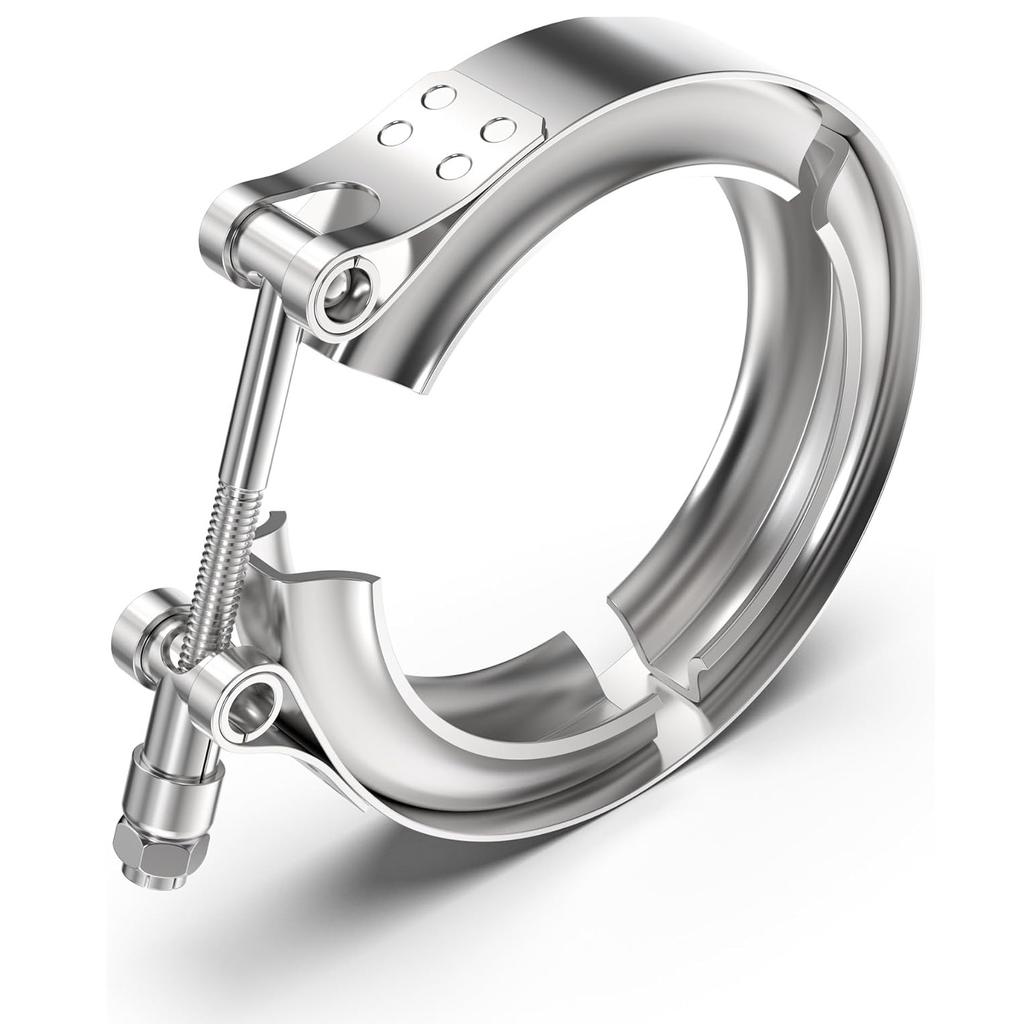 304 Stainless Steel 2.75 Inch 70mm Standard V Band Clamp Intercooler Turbo Exhaust Downpipe Vband Pipe Clamp Automotive V Clamp