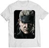 Old Snake Face With Solid Eye MGS4 Guns Of The Patriots Premium Unisex T-shirt (Vectorized Design)