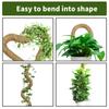 2/4/8pcs Pack Bendable Moss Pole for Plants Climbing Coco Coir Plant Support Sticks for Indoor Balcony Garden Monstera Plants