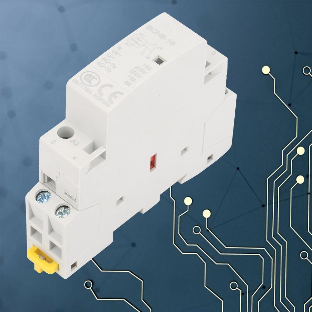 2P 16A 24V 1Ö 1S 50/60Hz DIN-Schiene Haushalts AC Schütz
