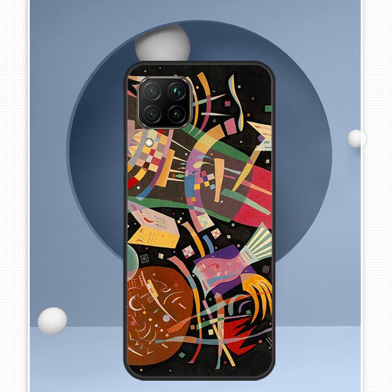 Wassily Kandinsky Abstract Artistic For Huawei Nova 12i 12s 11i 8i Y91 Y60 Y70 Y72 Y90 Y61 9 10 SE P20 P40 Lite P30 P60 Pro Case