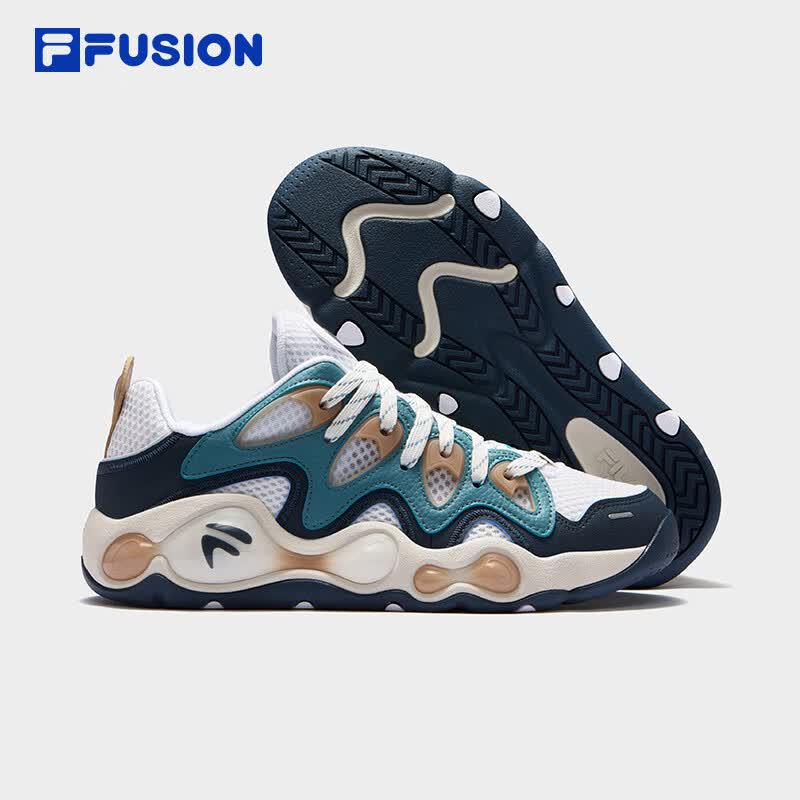 FILA FUSION Men's VERTICAL Retro Low-Top Basketball Shoes