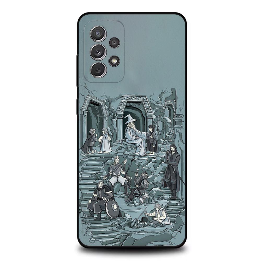 Movie The L-Lord R-Rings Phone Case For Samsung S25,S24,S21,S22,S23,S30,Ultra,S20,Plus,Fe,Lite,Note,10,9,5G Black Cover