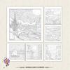 Van Gogh Colouring Book - 30 Sheet Adult Colouring Book, 100gsm8.3x 8.3 inch, Drawing Book, Birthday Gift, Holiday Party Gift
