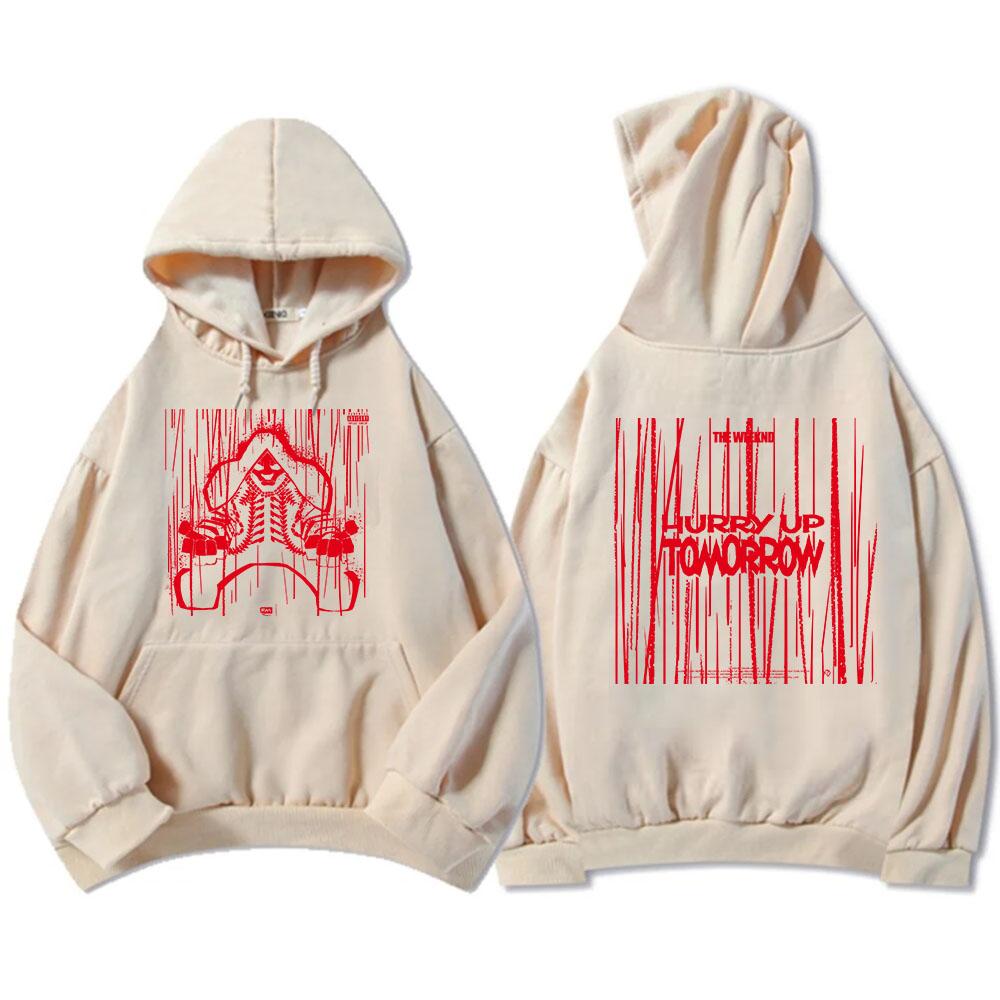 TheWeekend Pospěš si Zítra Album Mikiny Pánské/Dámské Oblečení Heavy Metalový Styl Unisex Streetwear Grafické Mikiny Hip Hop