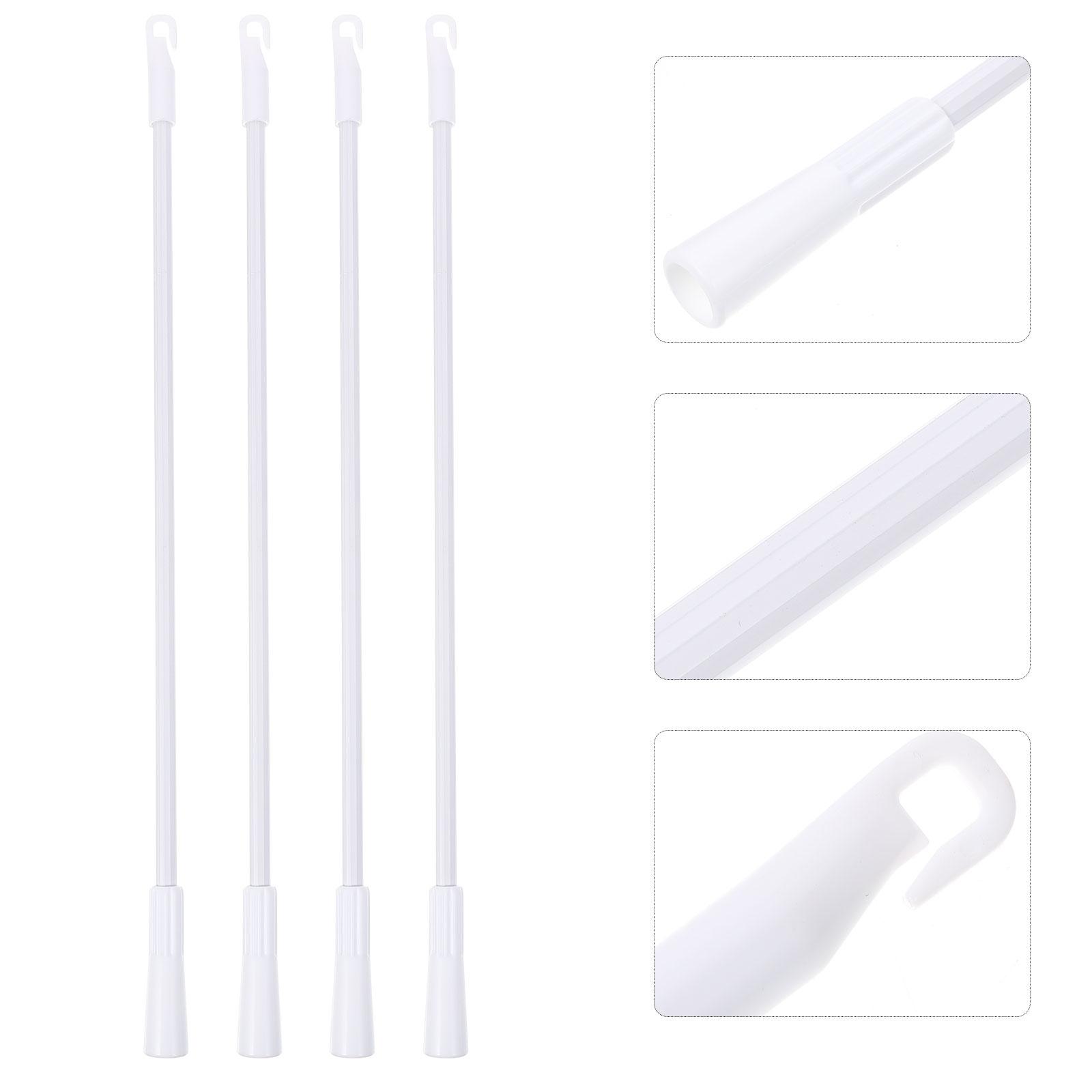 

6 шт. жалюзи с крюком-шторкой, поворотный стержень, мини-вертикальные телескопические оконные покрытия