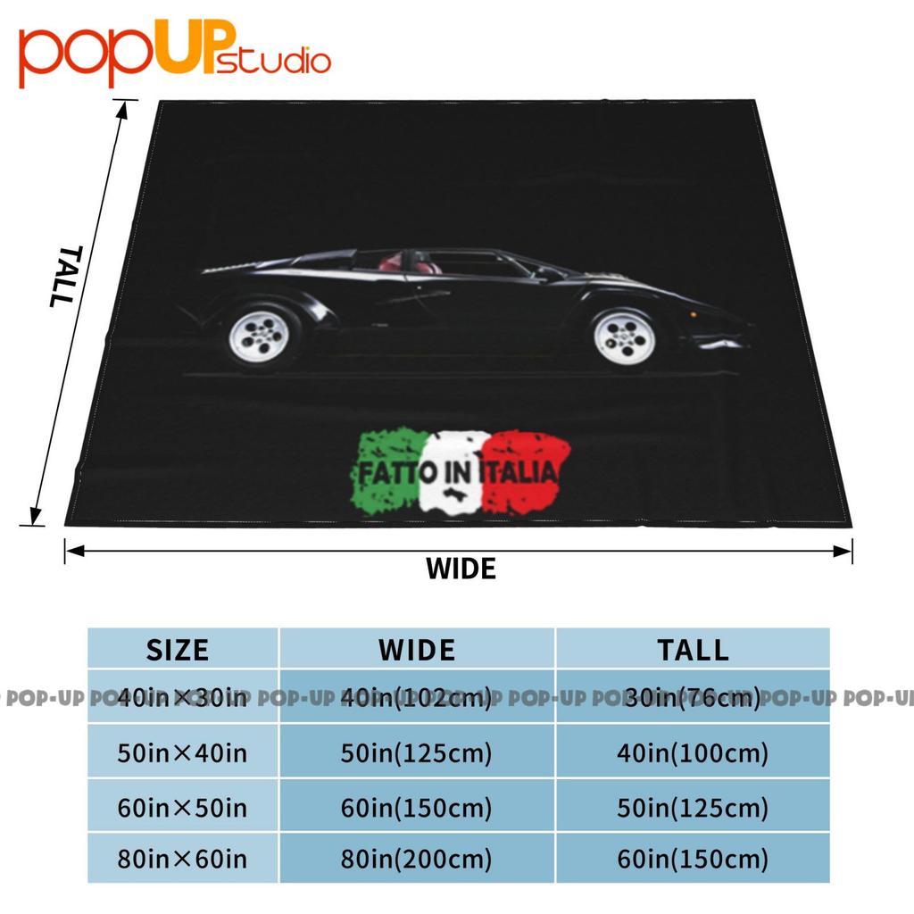 Vintage Countach Lp500 S Ultra-Soft Blanket Quilt Winter Sofa Cover Bed Covers