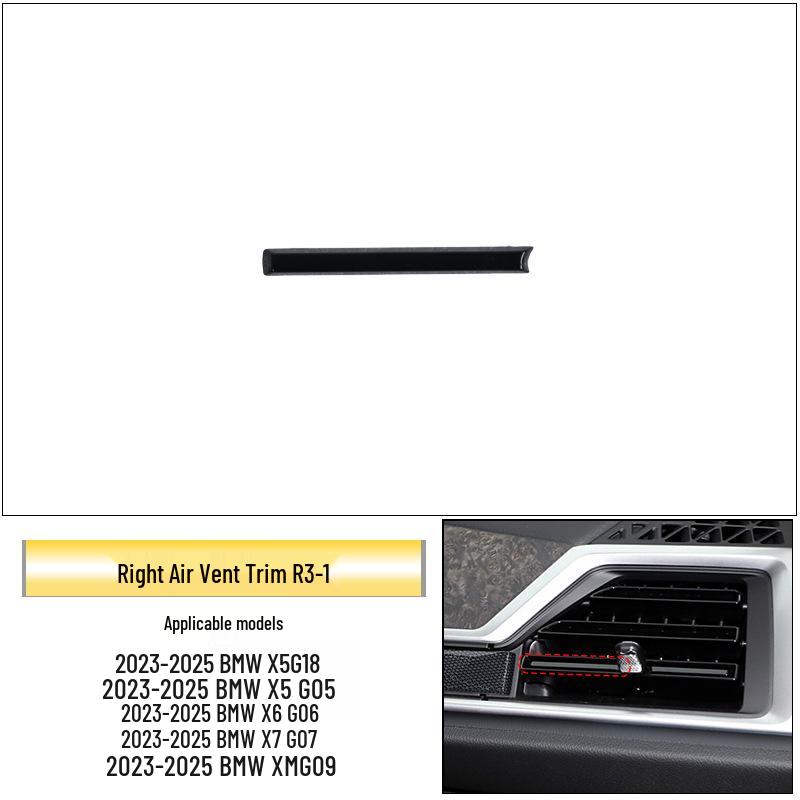 BMW X5/X6/X7 Air Vent Repair Kit: Adjustment Knob Shaft & Panel Frame