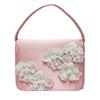 Fashion Evening Party Small Xiaoshangfeng Style Handbag, Lady's Banquet Bag with Floral Accessories, Crossbody Bag