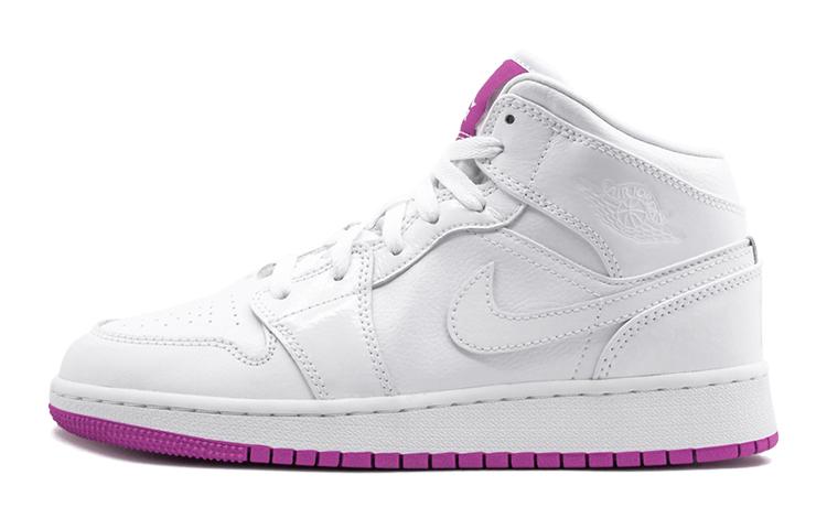 Air Jordan 1 Mid 'Fuchsia' GS 555112-100 37.5