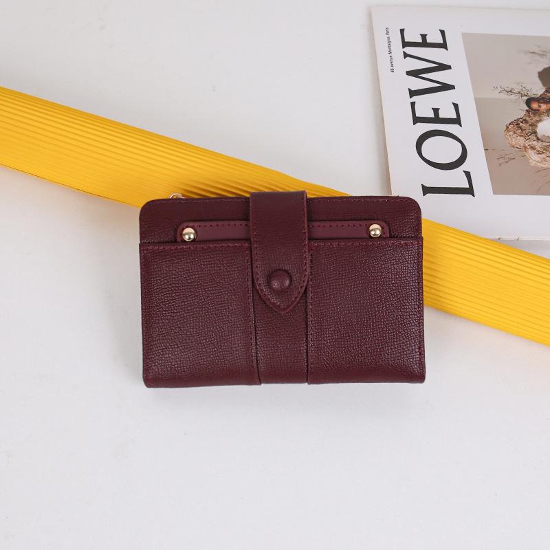 Women's Multifunctional Short Wallet & Coin Purse - Japanese & Korean Style with Card Holder and Buckle