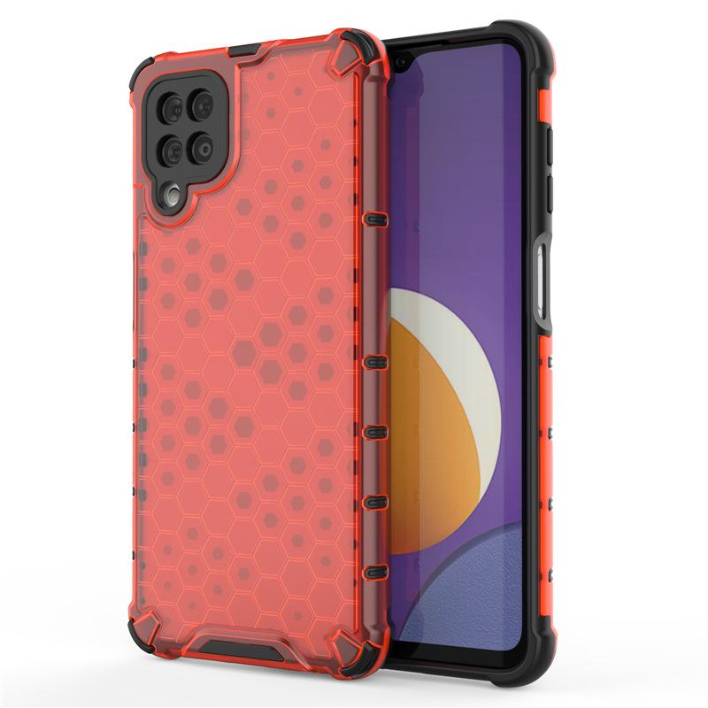 Suitable for Samsung Note20 Color transparent Anti falling Mobile Phone Case S25 Ultra Creative Honeycomb Protection Case