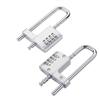 4Digit Lengthened U-shaped Lock Adjustable Password Lock Head Combination Padlock  Wardrobe