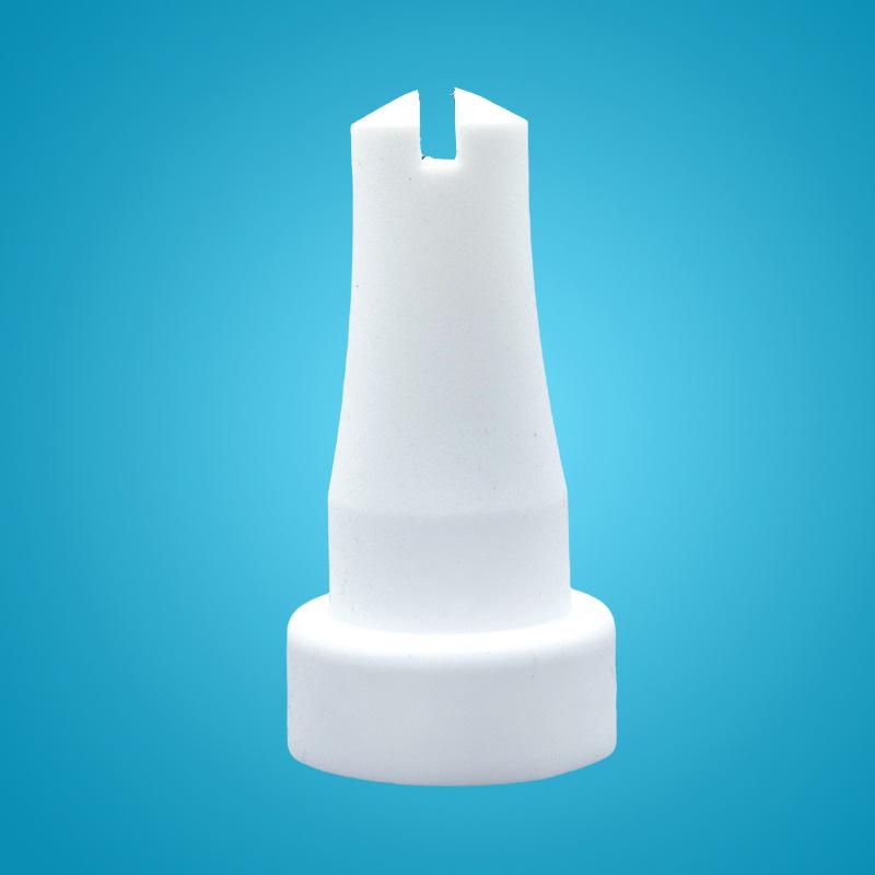 NF21 Sector Nozzle Pump Core: White Powder Coating Machine Accessory, Electrostatic Gun Venturi Tube & Powder Pump