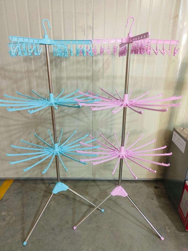 Rotatable Baby Clothes & Diaper Drying Rack - Multi-Size Newborn Towel Rack