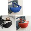 Streetwear Oxford Cloth Candy Color Waist Bag With Zipper Pockets For Daily Use