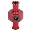 Fuel Pressure Gauge Adapter T Shape 3Celsius8in Hose Port 1Celsius8in NPT Fitting   Auto Parts