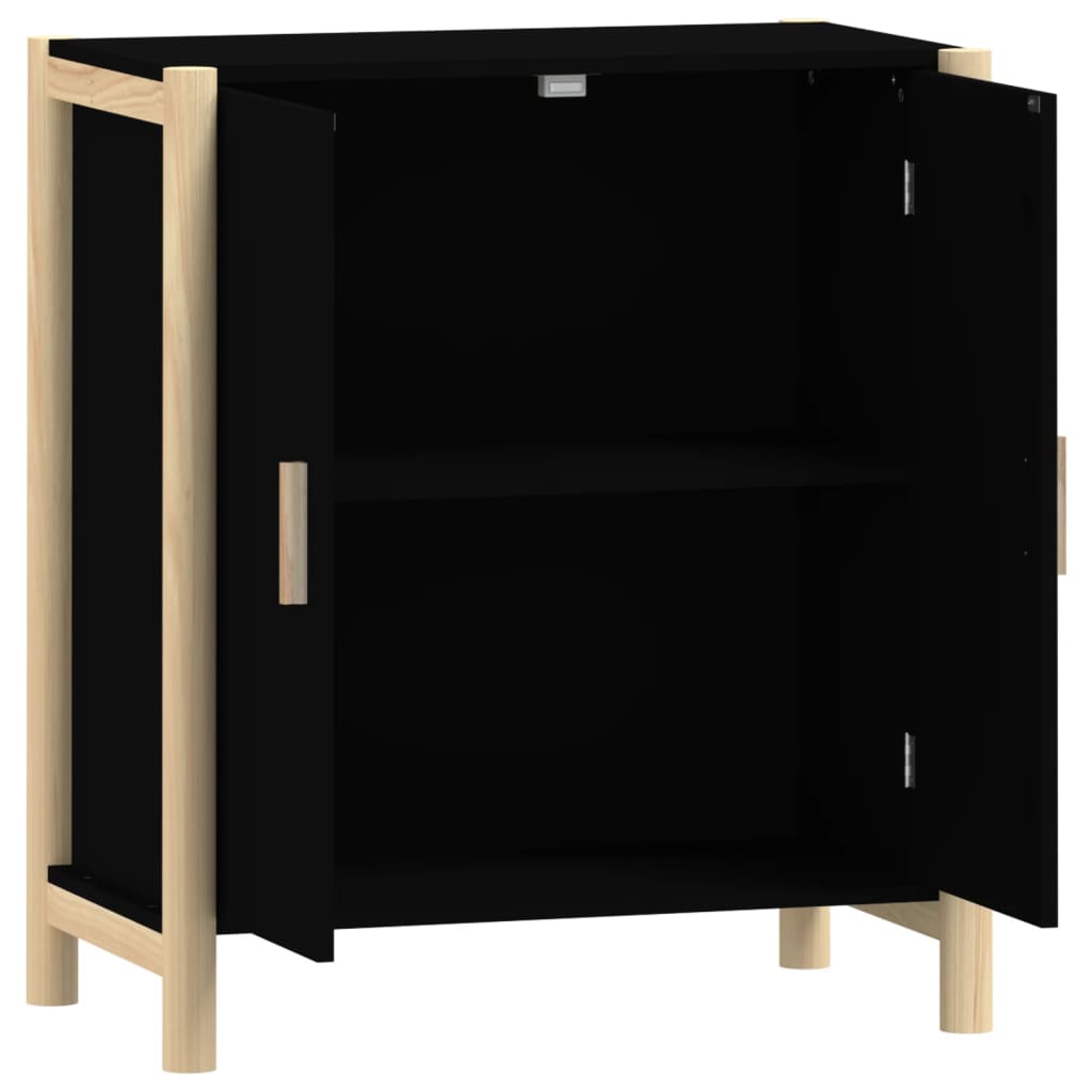 Sideboard Black 62x38x70 cm Particleboard