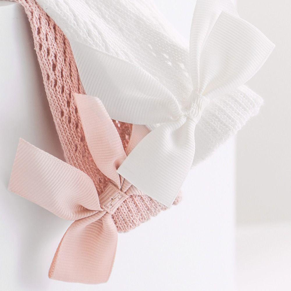 Bowknot Mesh Princess Socks Soft Children Long Tube Socks Stockings Girl's Cotton Socks  Lolita