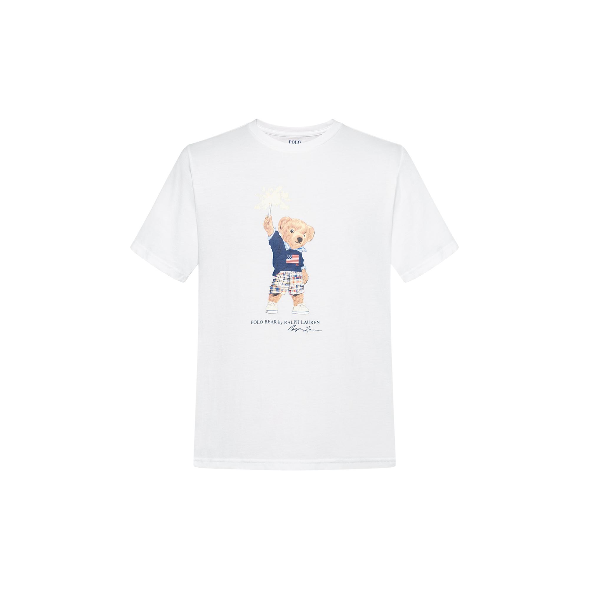 

Футболка Polo Ralph Lauren Круглый вырез С принтом Пуловер Короткий рукав Детские топы 323979103002 L