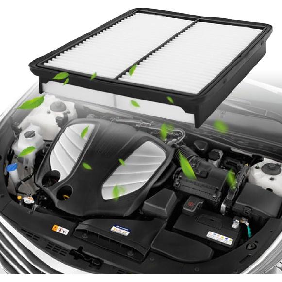 Air Filter, (CA10881) Engine Air Filter Compatible with 2011-14 Hyundai Sonata,Santa Fe (2010-12),Azera (2012-17), 2011-14 Kia Optima,Sorento