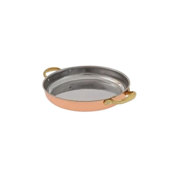 Poêle - ICH-ZAPFE.DE - 24 cm - Anses pour manipulation facile - Compatible tous feux