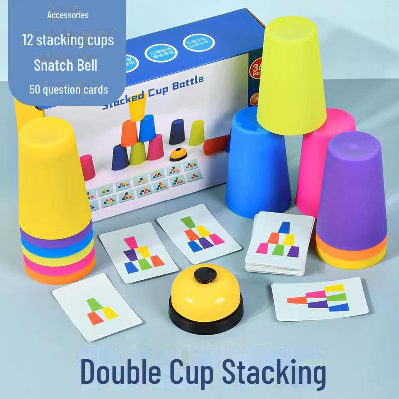 

Детские стаканчики для складывания - интерактивная игра-головоломка для тренировки логики и концентрации