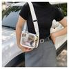 Transparent Jelly PVC Shoulder Bag Fashionable Crossbody Phone Purse CLE