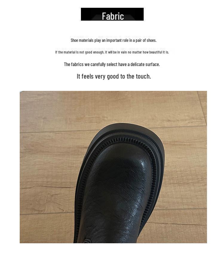 2025 Women's High-Top Over-the-Knee Knight Boots – Versatile Buckle, Thick-Soled, Autumn Style