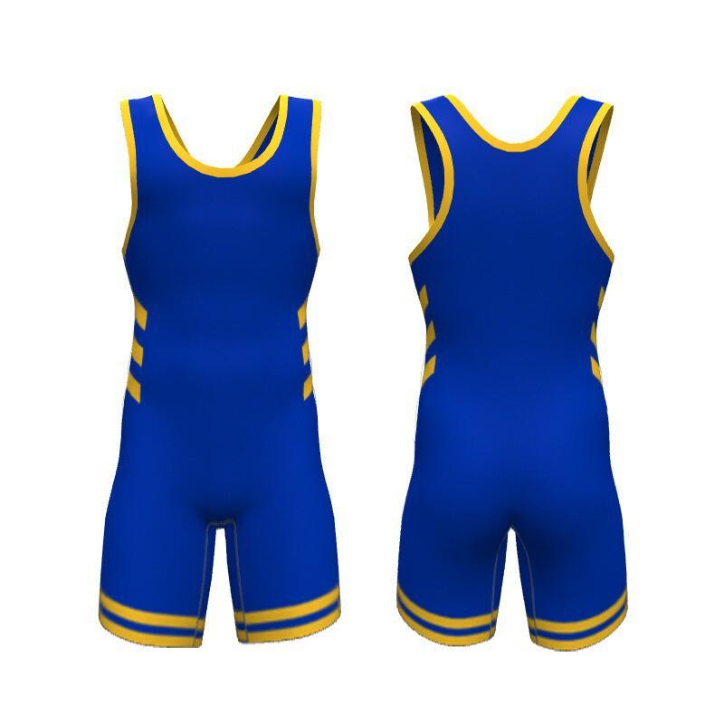 Canottiera da Lotta Libera con Stampa a Trasferimento Termico Uomo Donna Spandex Lycra Tuta Atletica a Compressione