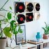 A20F-Acrylic Vinyl Record Floating Shelves 6 Pack, Acrylic Record Shelf For Display, Vinyl Record Display Holder(7Inch) Easy To