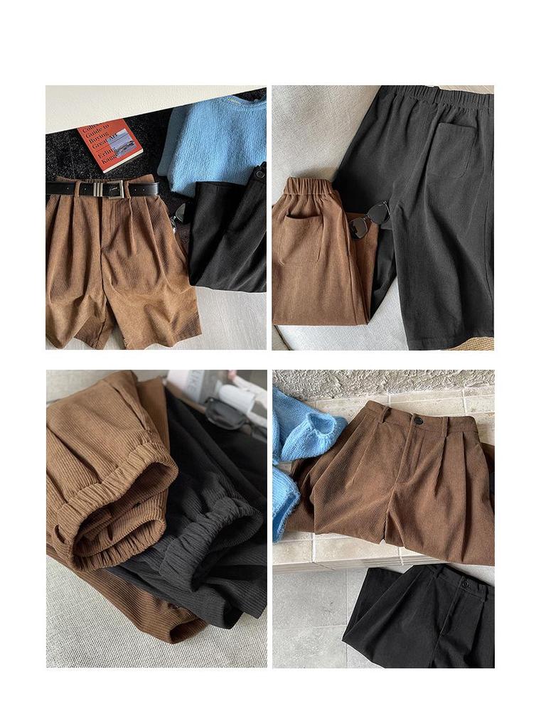 Juzhi 2024 Autumn High-Waist Korean Style Draped Casual Pants 1613