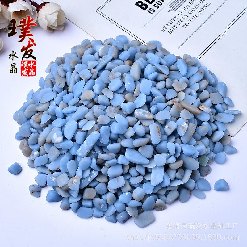 Blue Angel Crushed Stone for Aquarium and Pot Decoration