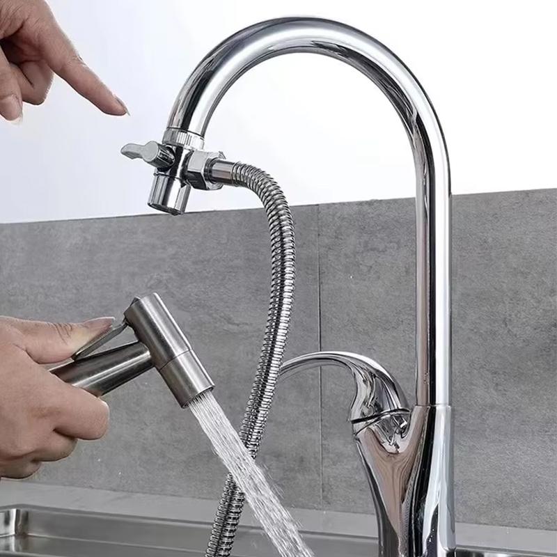 Badezimmer Zinklegierung Schalter Wasserhahn Adapter Küchenspüle Verteiler Umleitungsventil Wasserhahn Anschluss für Dusche