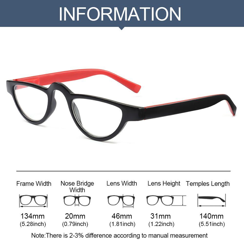Cat Eye Reading Glasses Women Men Small Frame Glasses Lightweight Clear Lens Presbyopic Eyeglasses Spectacles Eyewear +0~+3.5