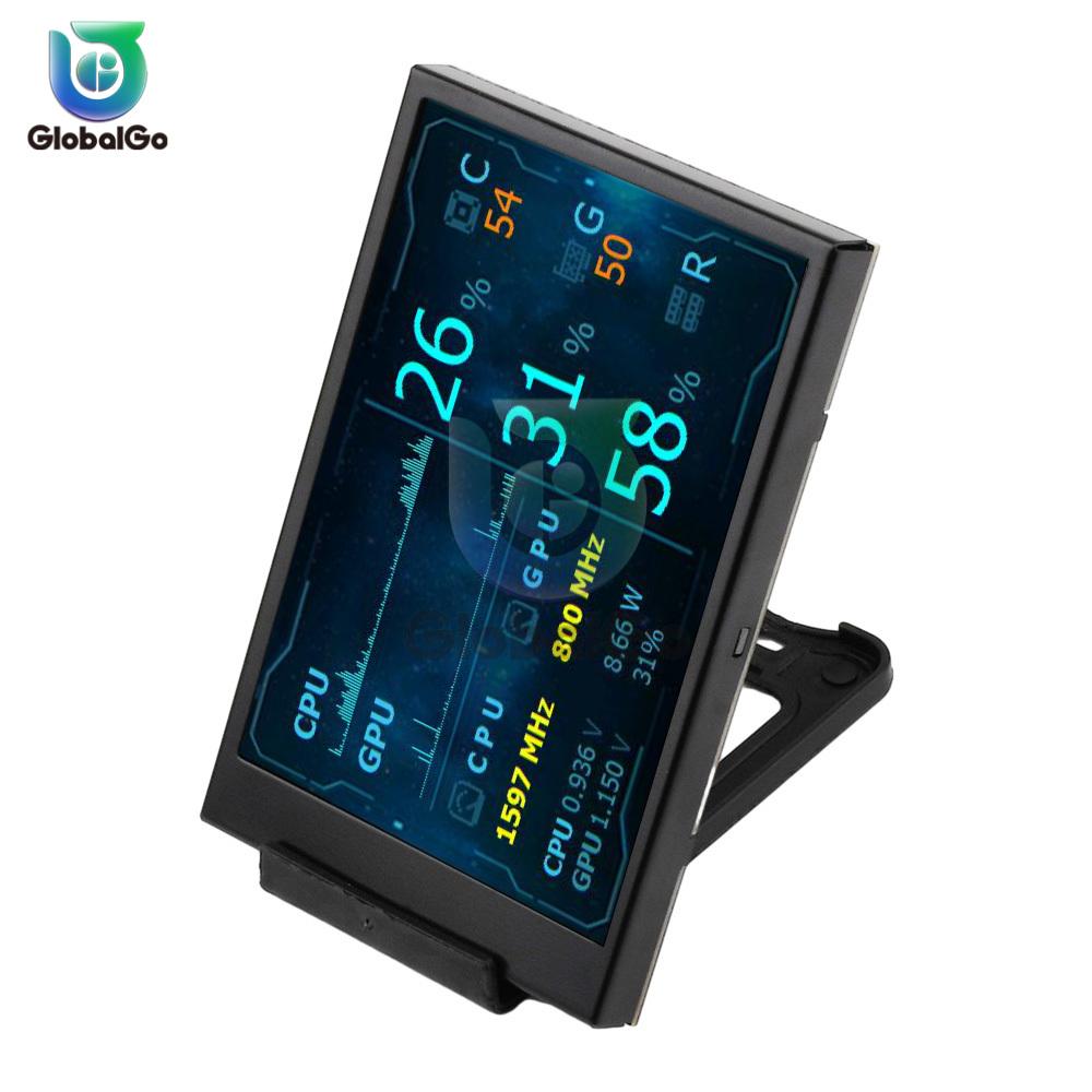 3.5 Inch IPS Type C Secondary Screen for Computer CPU GPU RAM HDD Display 328*480 USB LCD Monitor Freely AIDA64 Windows 10 11