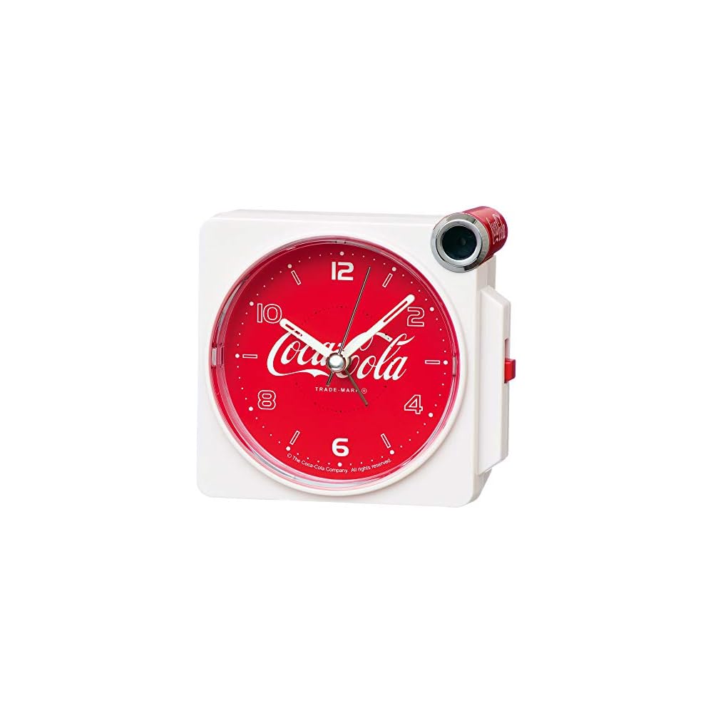 Seiko Clock Alarm Clock Table Clock Coca-Cola Analog RAIDEN AC607A