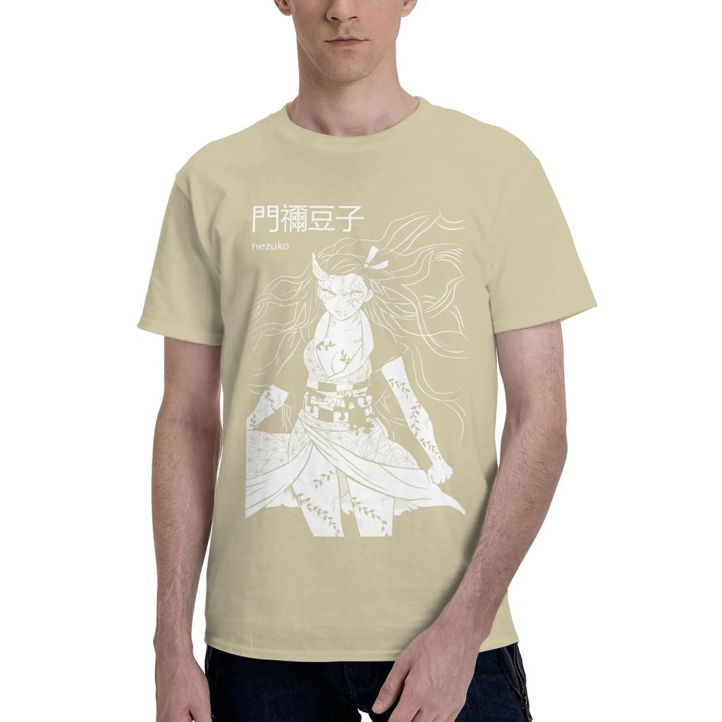 Anime Demon Slayer Unisexs Tshirt Clothes Anime Vintage Tee Shirt Short Sleeve Fugees Cotton